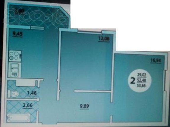 Продаю 2к. кв. 54кв. м. 2800т. р. котлярова