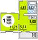 Продаю студию 31кв. м. 1190т. р. восточно-кругликовская